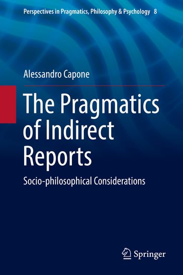 The Pragmatics of Indirect Reports - Alessandro Capone