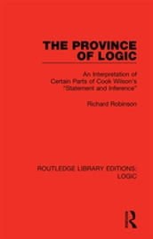 The Province of Logic