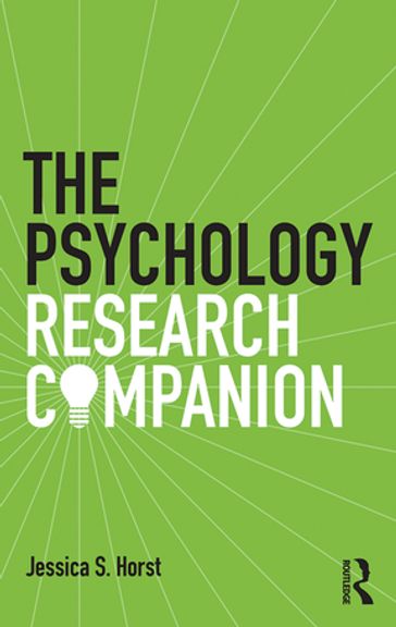 The Psychology Research Companion - Jessica S. Horst