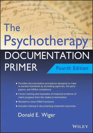 The Psychotherapy Documentation Primer - Donald E. Wiger