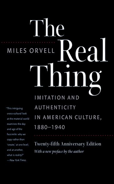 The Real Thing - Miles Orvell