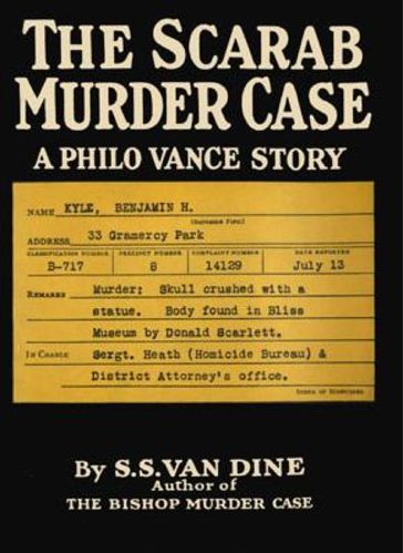 The Scarab Murder Case - S. S. Van Dine