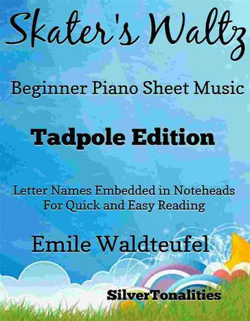 The Skater's Waltz Easiest Beginner Piano Sheet Music - SilverTonalities