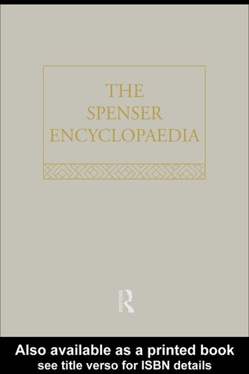 The Spenser Encyclopedia