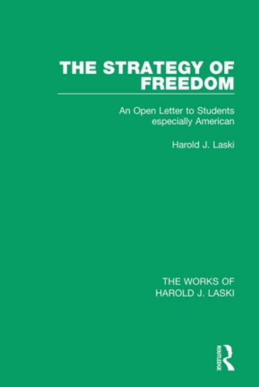 The Strategy of Freedom (Works of Harold J. Laski) - Harold J. Laski