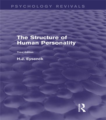 The Structure of Human Personality - Hans J. Eysenck