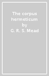 The corpus hermeticum