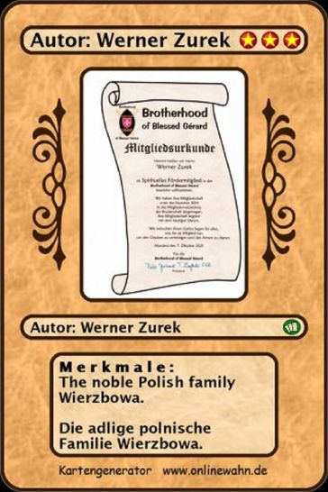 The noble Polish family Wierzbowa. Die adlige polnische Familie Wierzbowa. - Werner Zurek