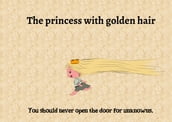 The princess with golden hair