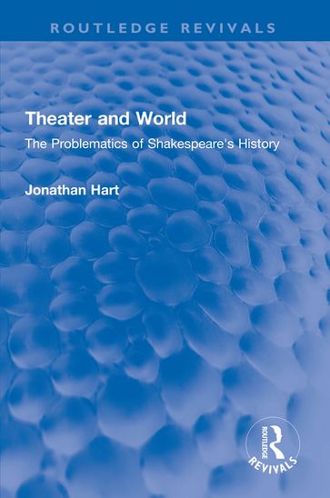 Theater and World - Jonathan Hart