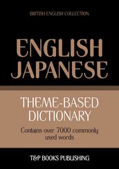Theme-based dictionary British English-Japanese - 7000 words
