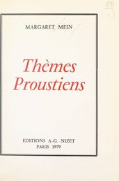 Thèmes proustiens