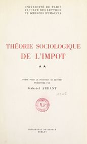 Théorie sociologique de l impôt (2)