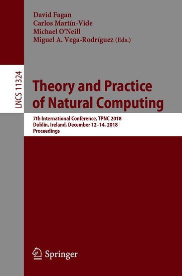 Theory and Practice of Natural Computing