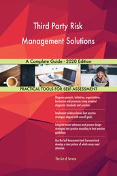 Third Party Risk Management Solutions A Complete Guide - 2020 Edition