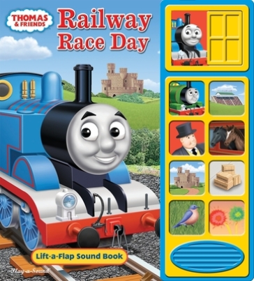 Thomas & Friends: Railway Race Day Lift-a-Flap Sound Book - PI Kids