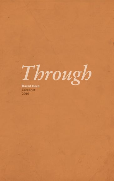 Through - David Herd - Michael Schmidt