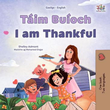 Táim Buíoch I am Thankful - Shelley Admont - KidKiddos Books