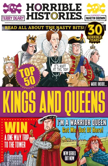 Top 50 Kings and Queens (newspaper edition) ebook - Terry Deary