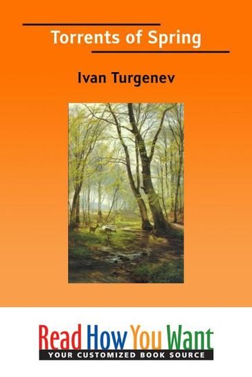 Torrents Of Spring - Turgenev Ivan