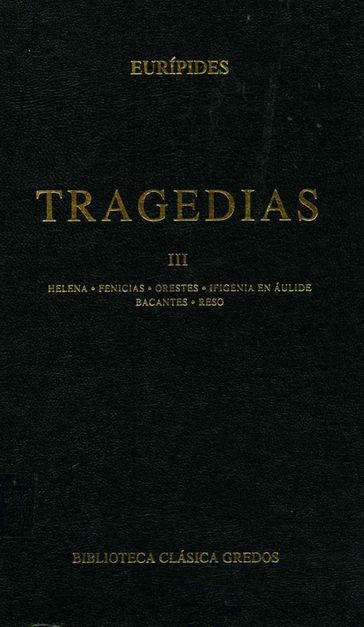 Tragedias III - Eurípides