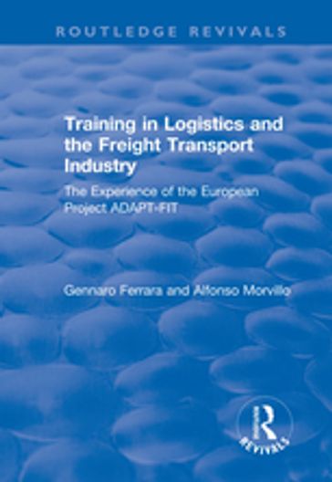 Training in Logistics and the Freight Transport Industry - Alfonso Morvillo