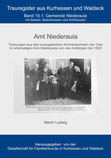 Trauregister Amt Niederaula - Martin Ludwig - GFKW Gesellschaft fur Familienkunde u Kurhessen und Waldeck