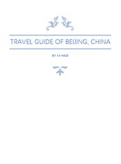 Travel Guide of Beijing, China