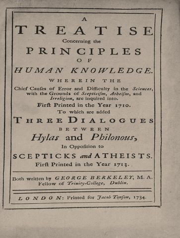 A Treatise Concerning the Principles of Human Knowledge - George Berkeley