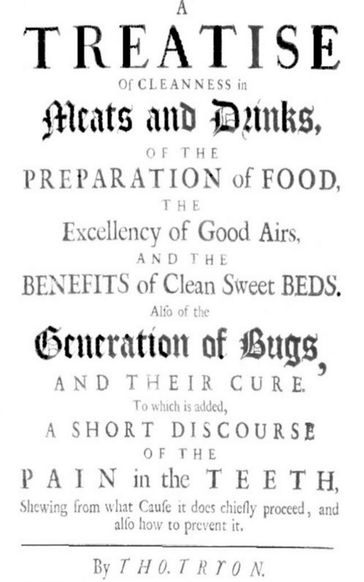 A Treatise of Cleanness in Meats and Drinks, Airs, and the Benefits of Clean - Thomas Tryon