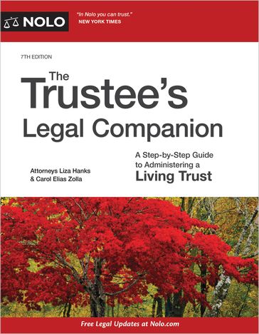 Trustee's Legal Companion, The - Liza Hanks Attorney - Carol Elias Zolla Attorney