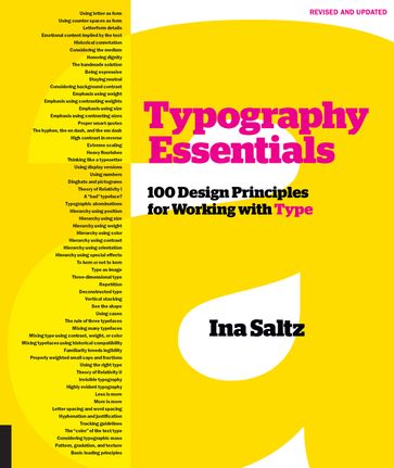 Typography Essentials Revised and Updated - Ina Saltz