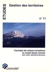 Typologie des stations forestières du massif Sainte-Victoire