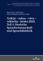 Tysk(a) saksa vcu vokiei þýska 2020. Teil 1: Deutsche Sprachwissenschaft und Sprachdidaktik