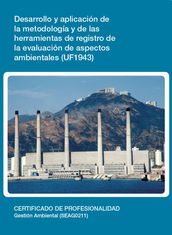 UF1943 - Desarrollo y aplicación de la metodología de evaluación de aspectos ambientales