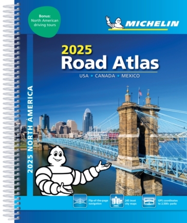 USA  Canada  Mexico - Tourist and Motoring Atlas (A4-Spiral) - Michelin