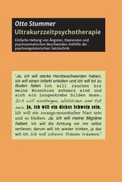 Ultrakurzzeitpsychotherapie