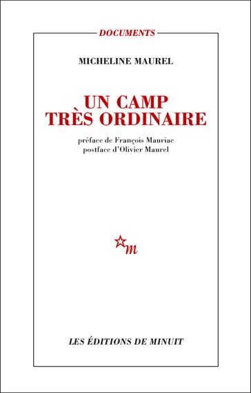 Un camp très ordinaire - Micheline Maurel