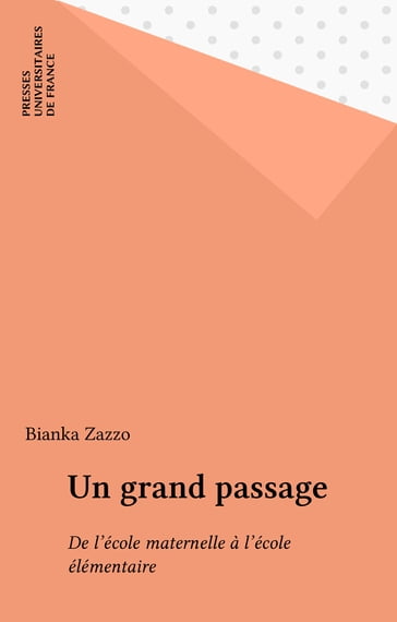 Un grand passage - Bianka Zazzo