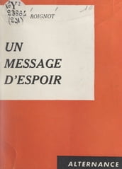 Un message d espoir