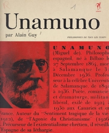 Unamuno - Alain Guy - André Robinet