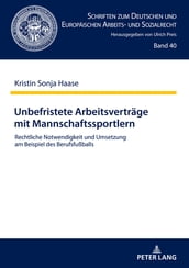 Unbefristete Arbeitsvertraege mit Mannschaftssportlern