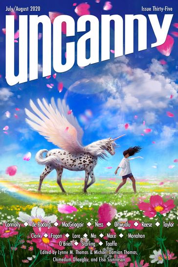 Uncanny Magazine Issue 35 - Aliette de Bodard - Chinelo Onwualu - Jenn Reese - Jordan Taylor - Lynne M. Thomas - M Evan MacGriogair - Mari Ness - Michael Damian Thomas - P. Djèlí Clark - Tina Connolly