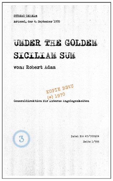 Under the Golden Sicilian Sun - Robert Adam