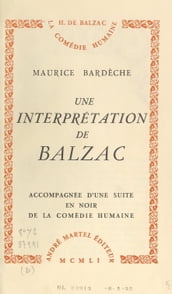 Une interprétation de Balzac