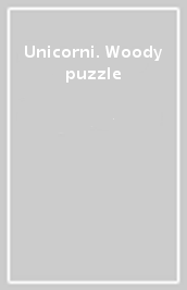 Unicorni. Woody puzzle