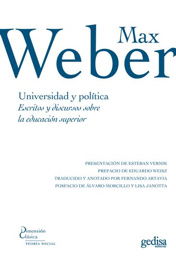Universidad y política - Max Weber