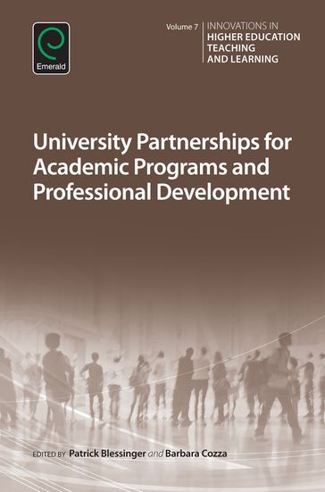 University Partnerships for Academic Programs and Professional Development - Barbara Cozza - Patrick Blessinger
