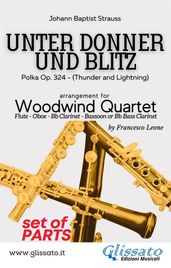 Unter donner und blitz - Woodwind Quartet (parts)