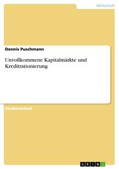 Unvollkommene Kapitalmärkte und Kreditrationierung